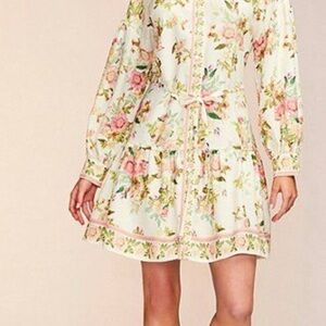 Floral Print Long Sleeve Dress